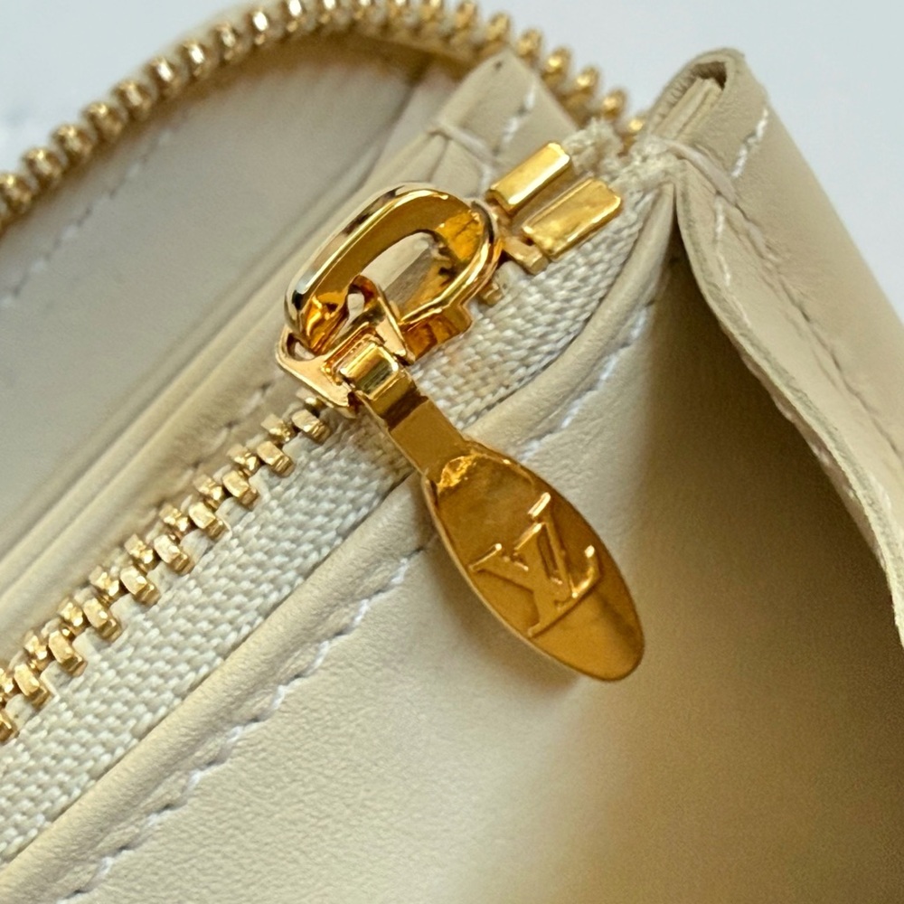 LOUIS VUITTON x STEPHEN SPROUSE CREAM PINK VERNIS LEOPARD ZIPPY LONG WALLET - Picture 8 of 14